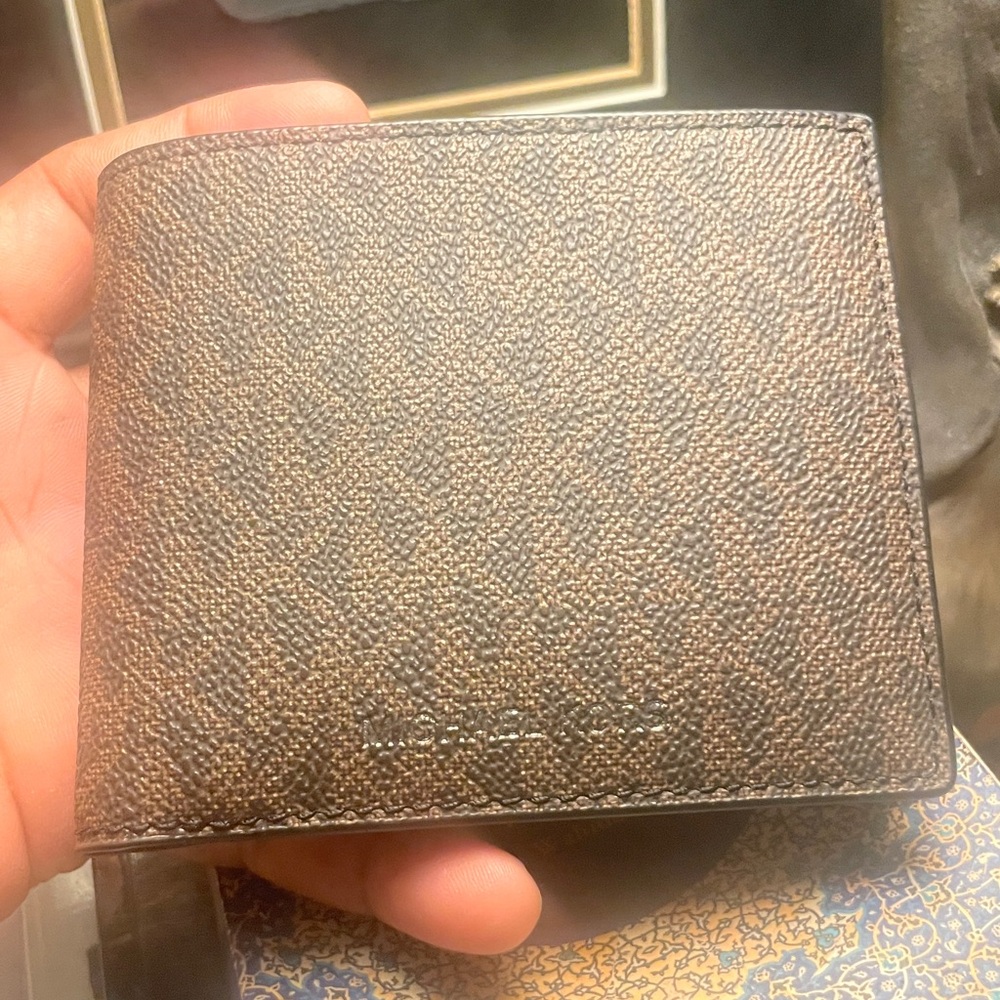 Michael Kors Textured Brown Wallet